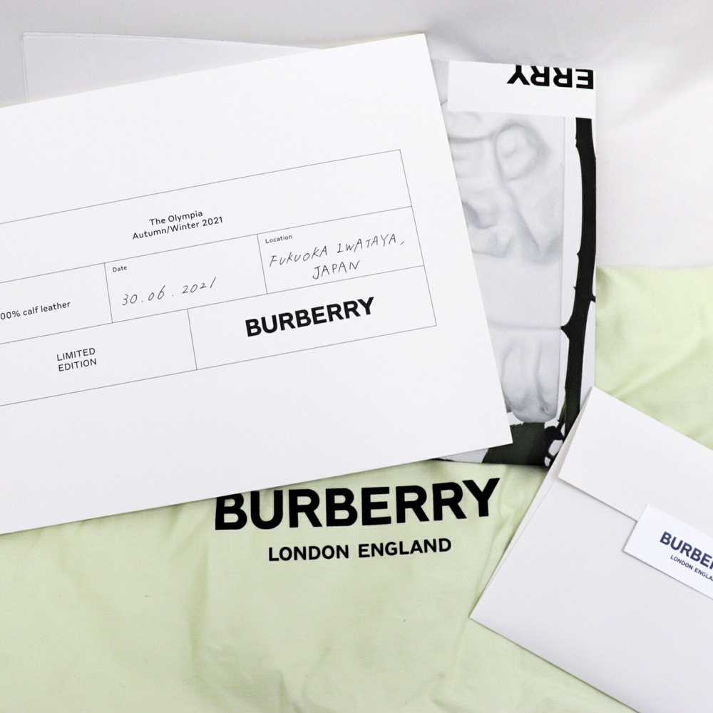 Burberry 21AW Olympia Bag Small Leather One Shoulder Isetan Shinjuku Limited ... - Picture 8 of 10